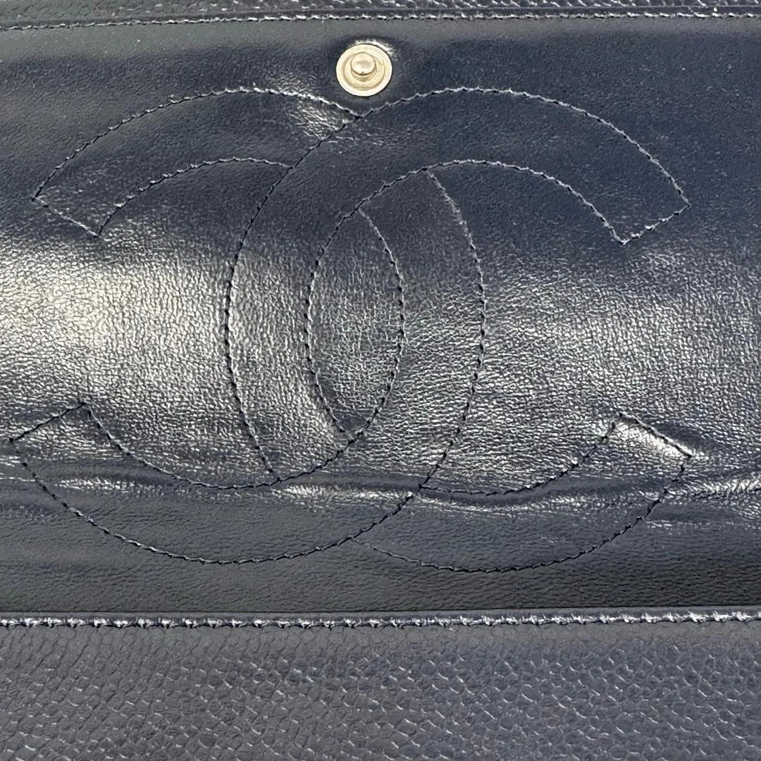 Chanel Classic Jumbo Caviar Double Flap Bag