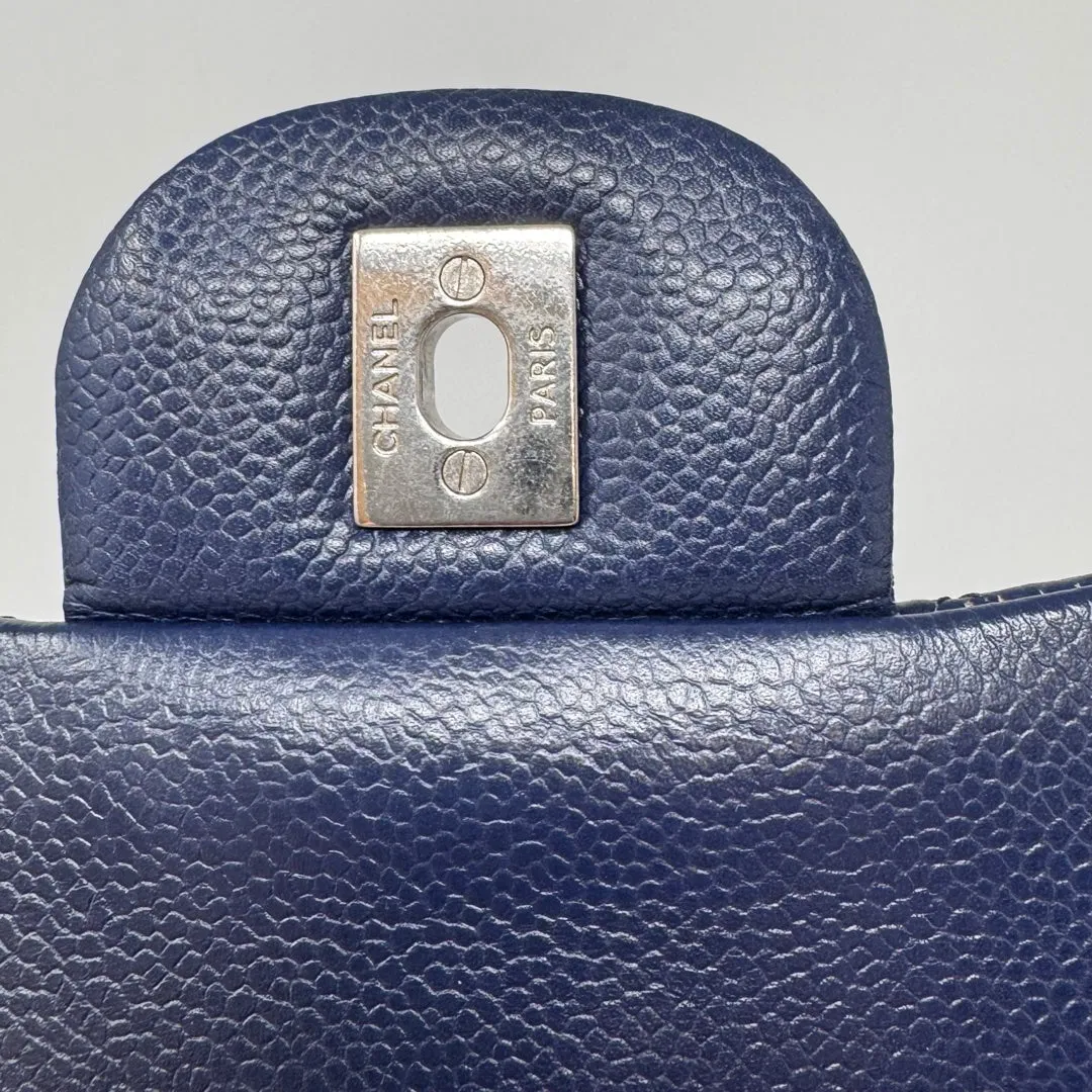 Chanel Classic Jumbo Caviar Double Flap Bag