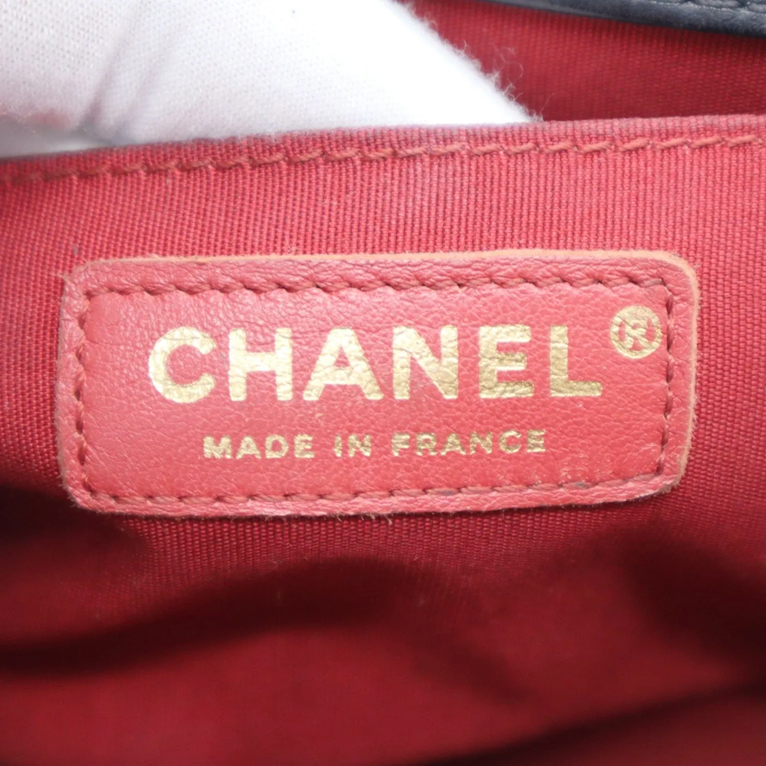 CHANEL Medium Boy Quilted Lambskin Leather Shoulder Bag Black/Red