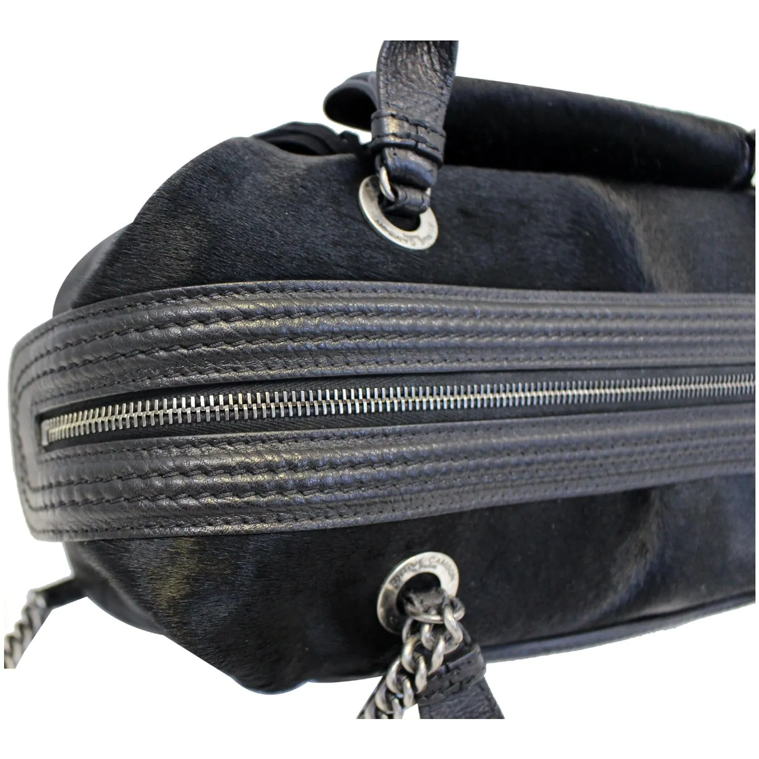 CHANEL Paris Dallas Pony Hair Leather Fringe Bowling Bag Black - Last Call