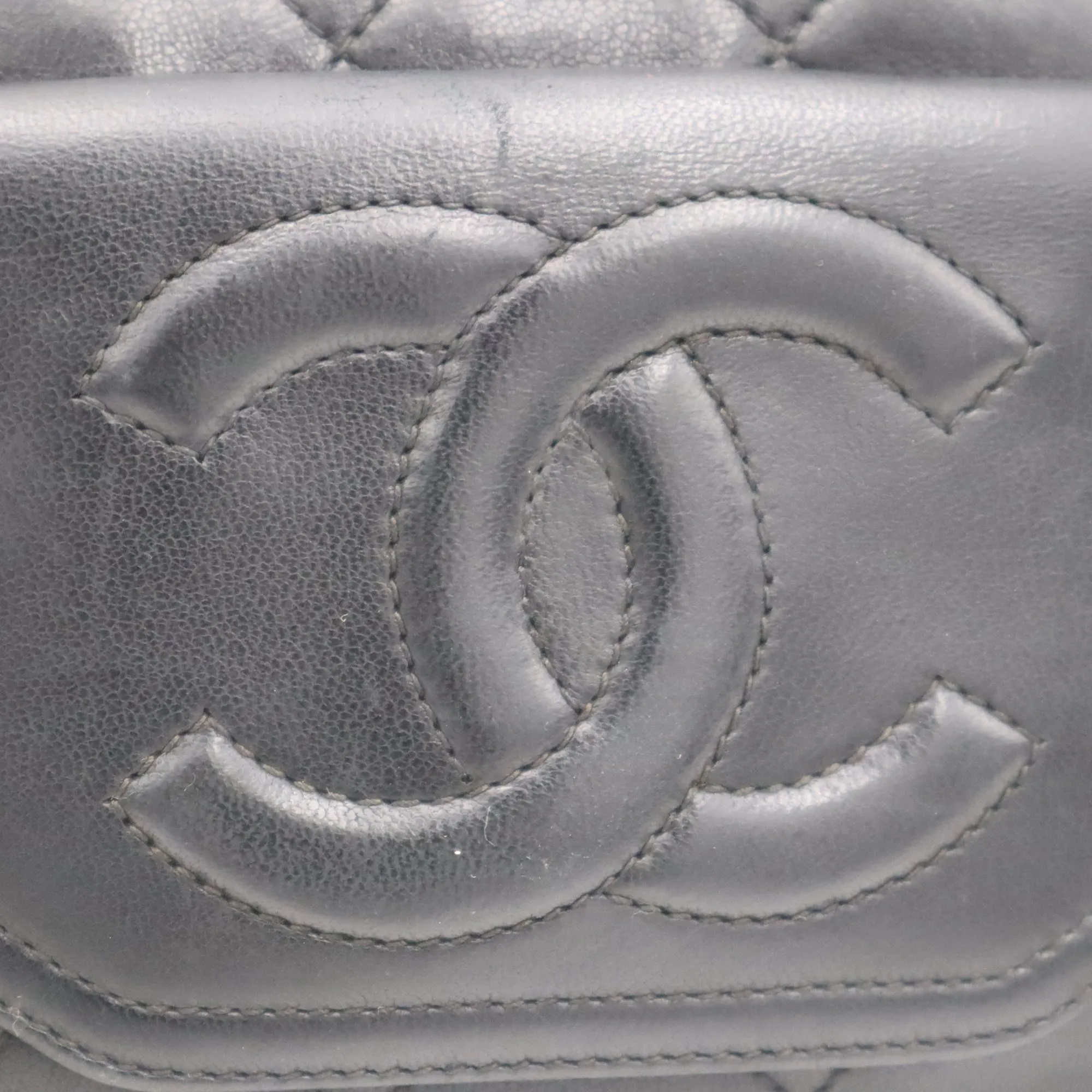 Chanel Quilted Lambskin CC Tassel Camera Bag