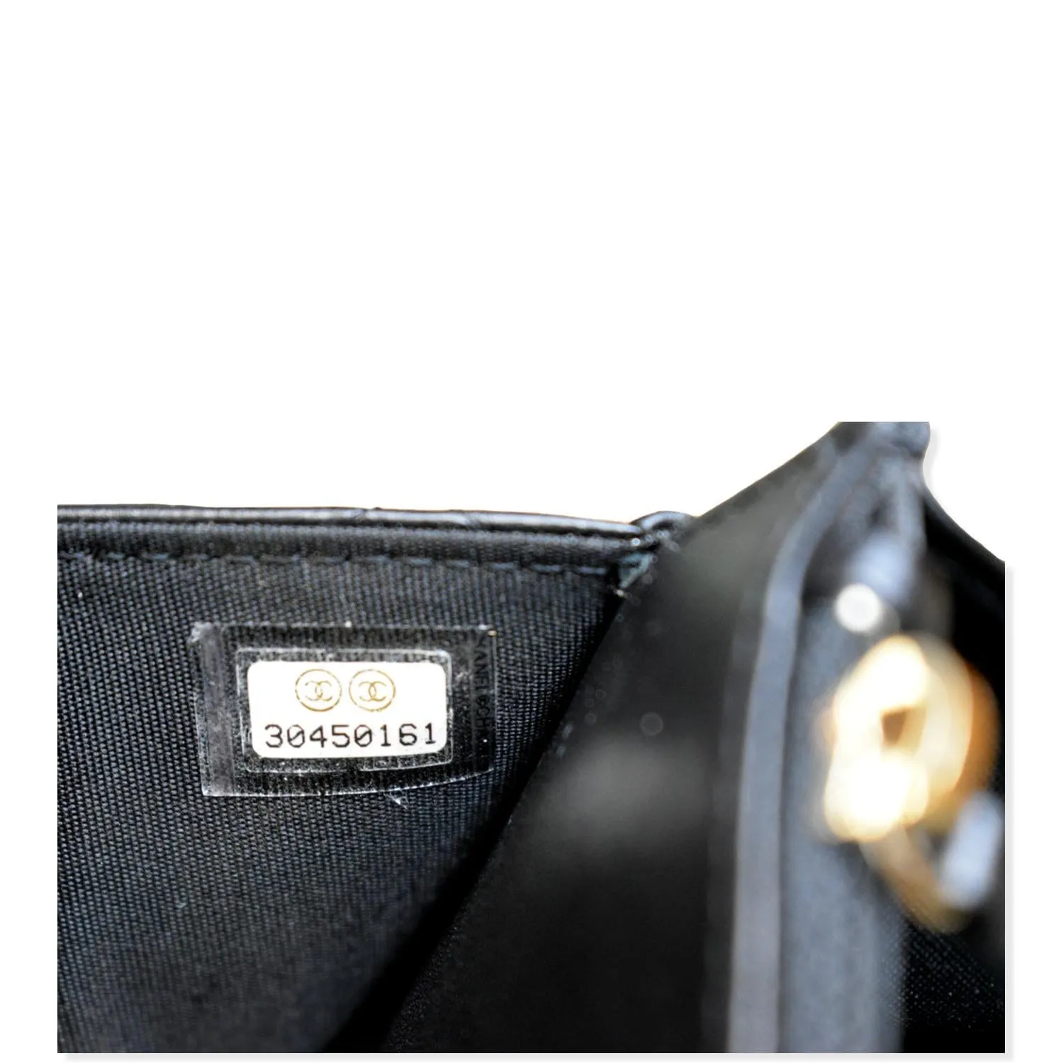 CHANEL Trendy CC Lambskin Leather Wallet On Chain Crossbody Bag Black