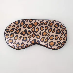 Cheetah Lux Silk Sleep Mask
