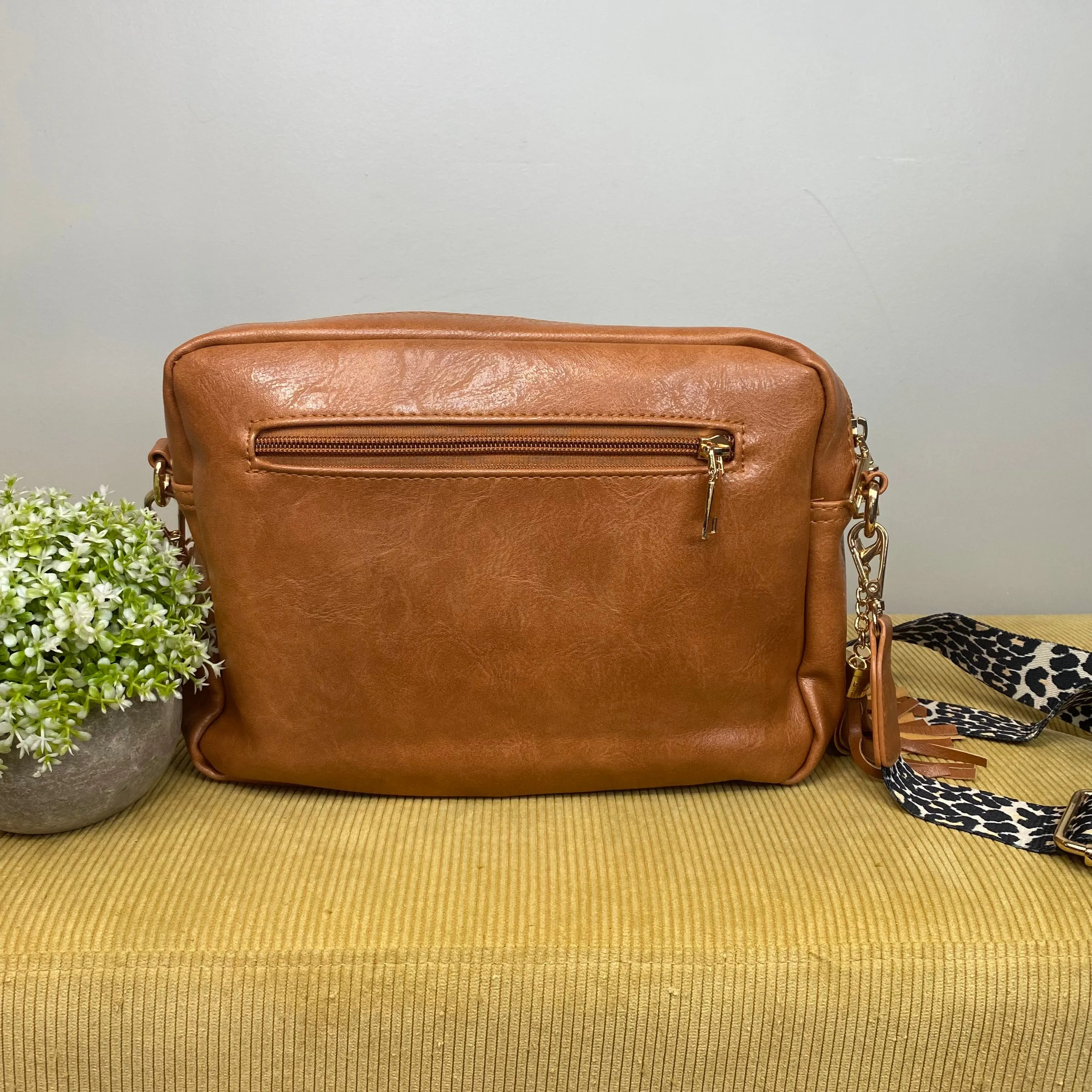 Chloe Crossbody Bag - Camel - LAST ONE LEFT