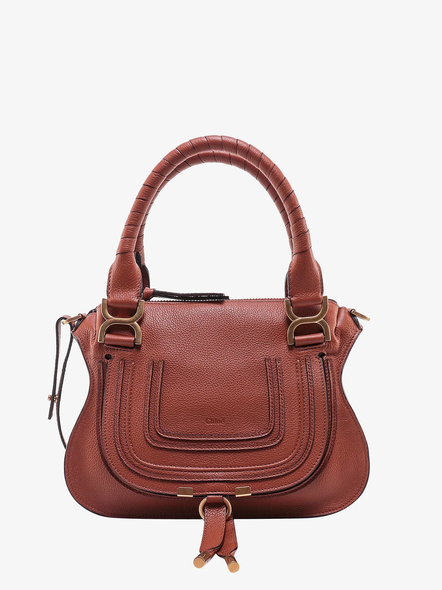 Chloe' Marcie Small Leather Handbag With Removable Shoulder Strap