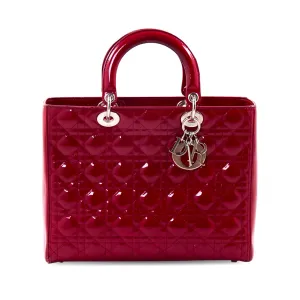 Christian Dior Large Patent Lady Dior