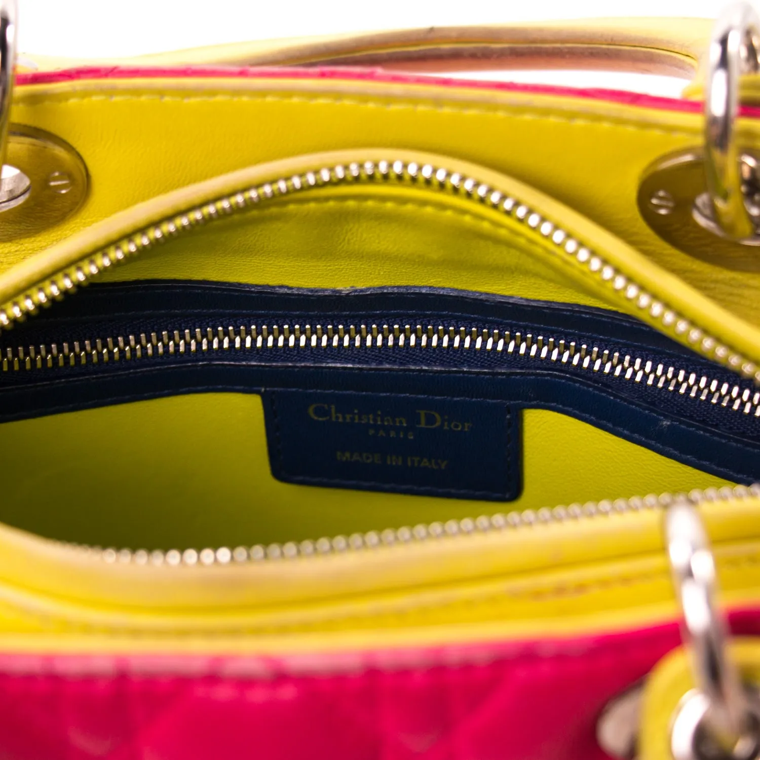 Christian Dior Tricolor Medium Lady Dior