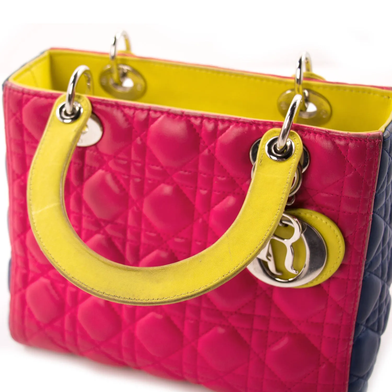 Christian Dior Tricolor Medium Lady Dior