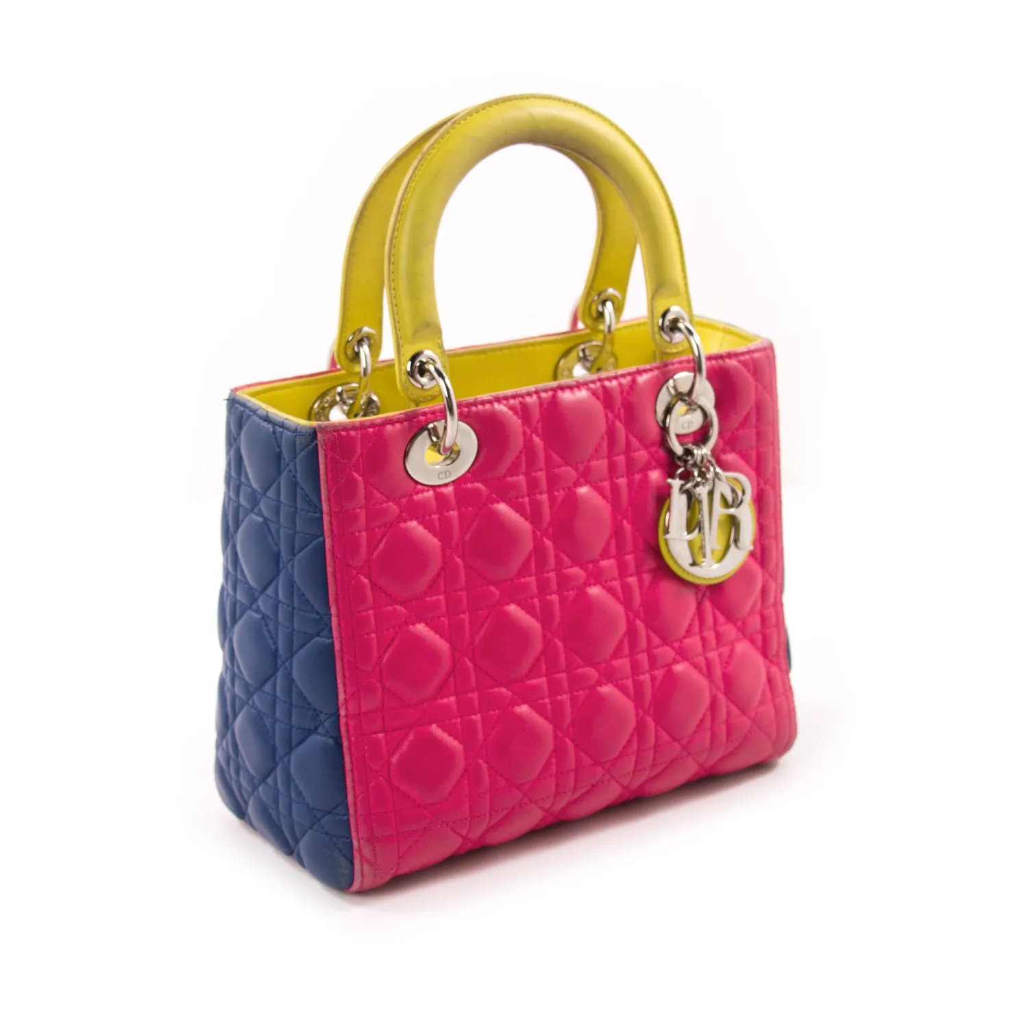 Christian Dior Tricolor Medium Lady Dior