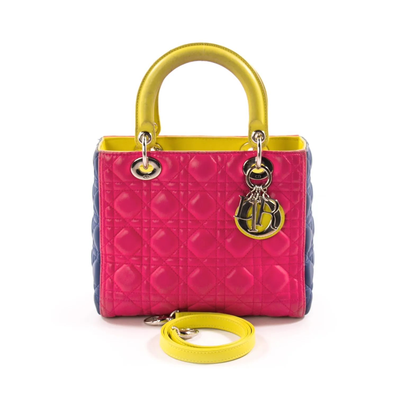 Christian Dior Tricolor Medium Lady Dior