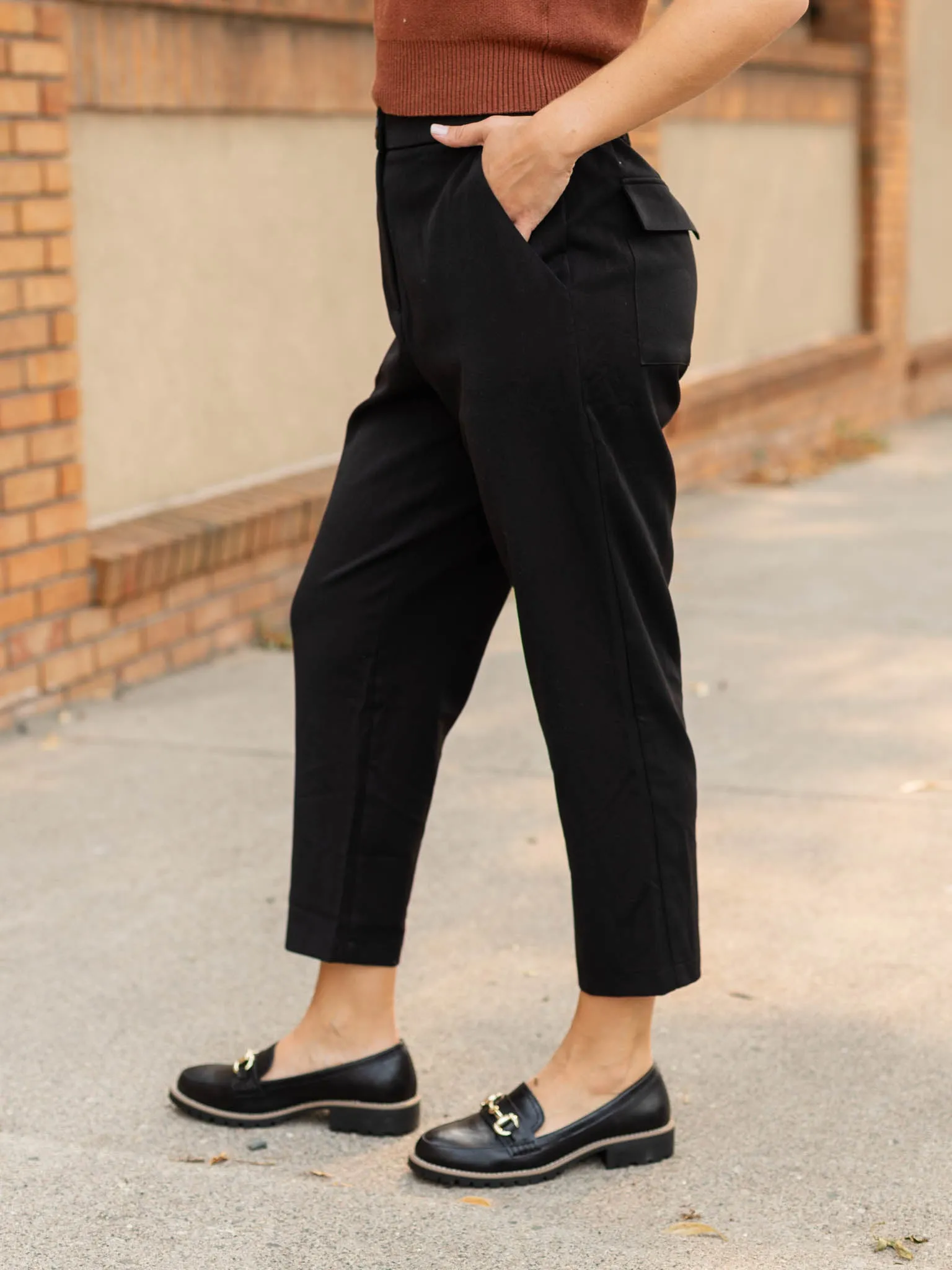 Classic Zipper Closure Pant