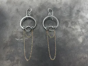 Clutch and Grace 14ky Chandelier Earrings