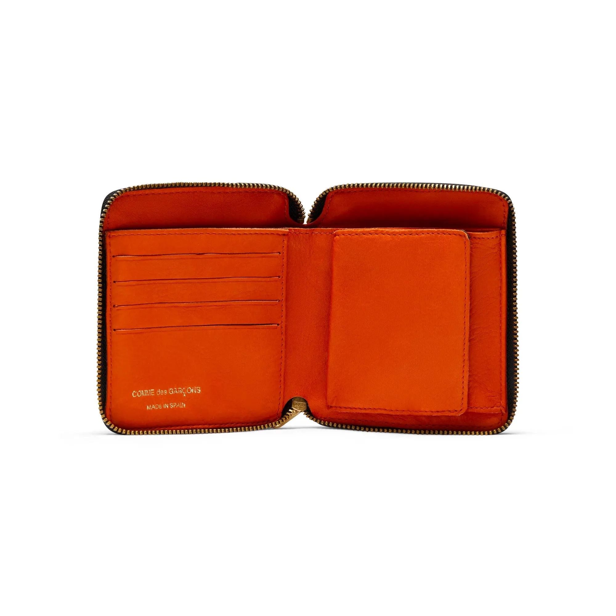 Comme des Garcons Wallet Washed Full Zip Around Wallet