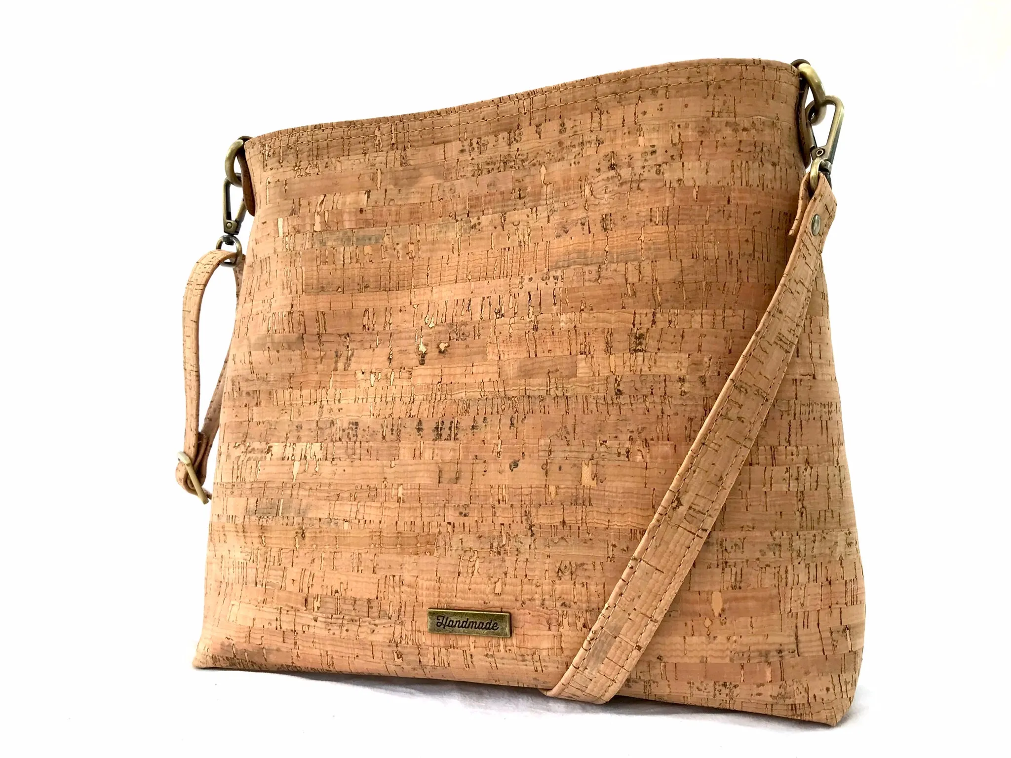 Cork Crossbody bag with Octopus Details