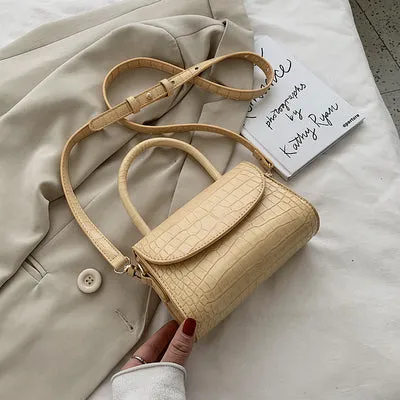 Crocodile patent mini Crossbody Bags For Women 2020 Small Handbag Small Bag PU Leather Hand Bag Ladies Designer Evening Bags