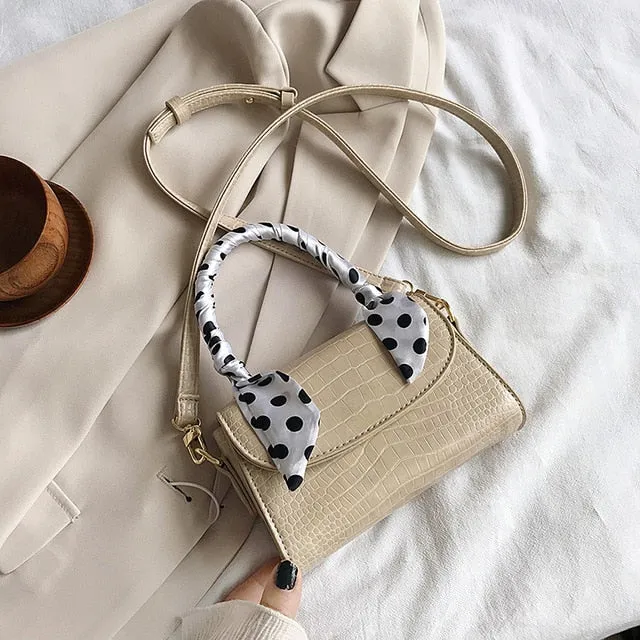 Crocodile patent mini Crossbody Bags For Women 2020 Small Handbag Small Bag PU Leather Hand Bag Ladies Designer Evening Bags
