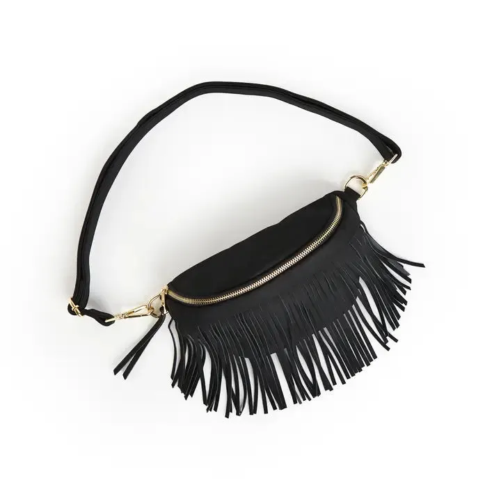 Crossbody Bag with Fringe