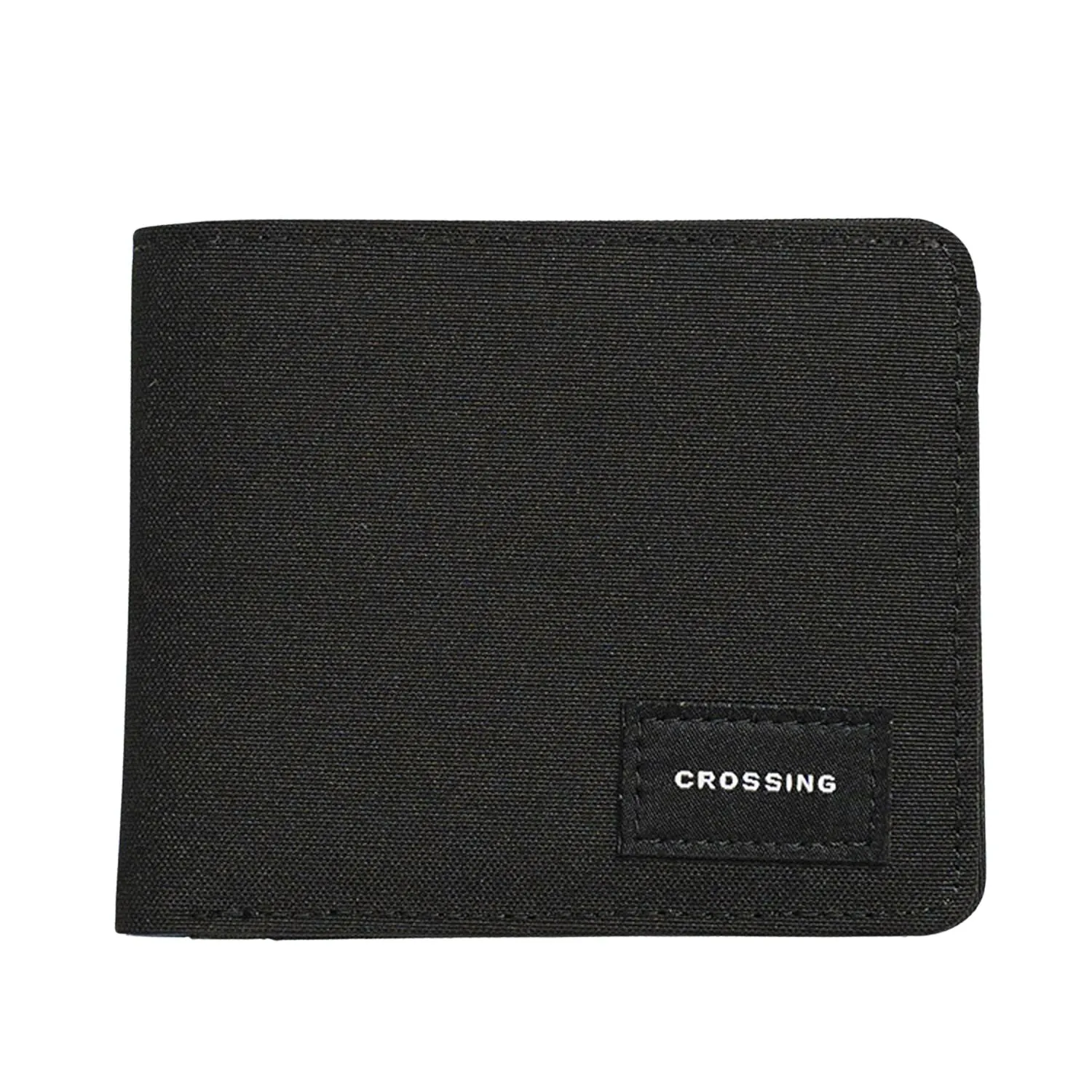 Crossing Bifold Wallet with Coin Pocket & Card Flap RFID