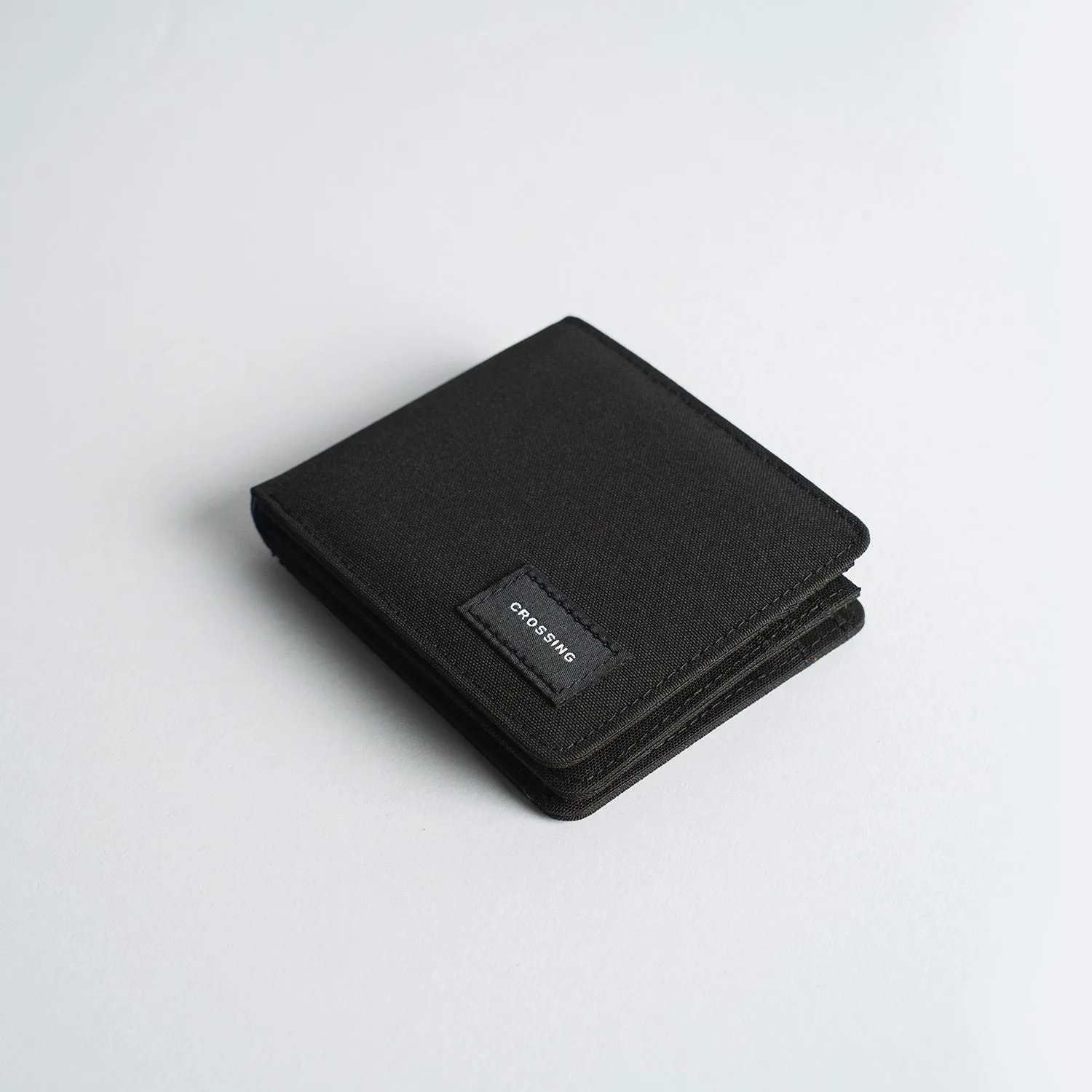 Crossing Bifold Wallet with Coin Pocket & Card Flap RFID