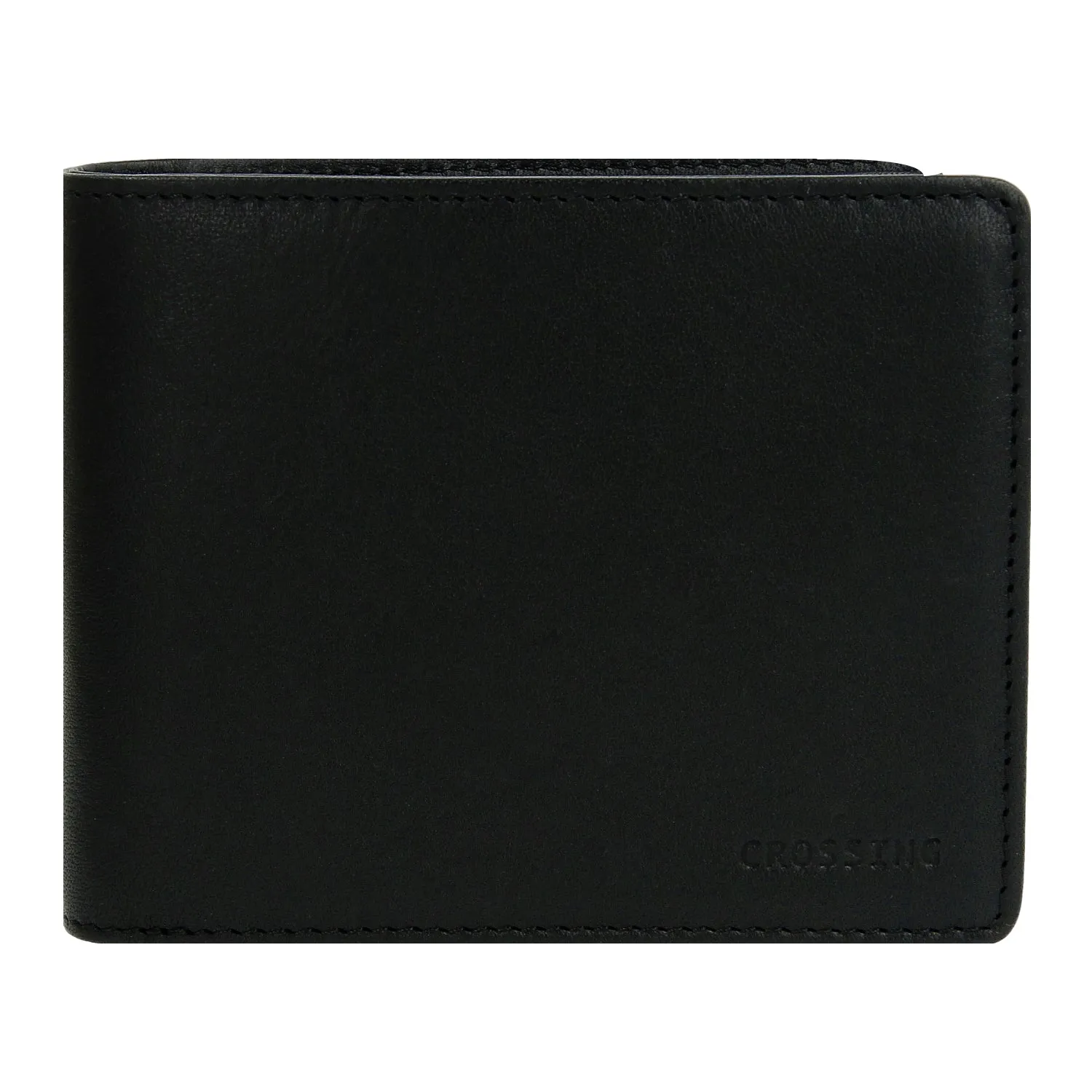 Crossing Vintage Bi-Fold Leather Wallet With Coin Pocket