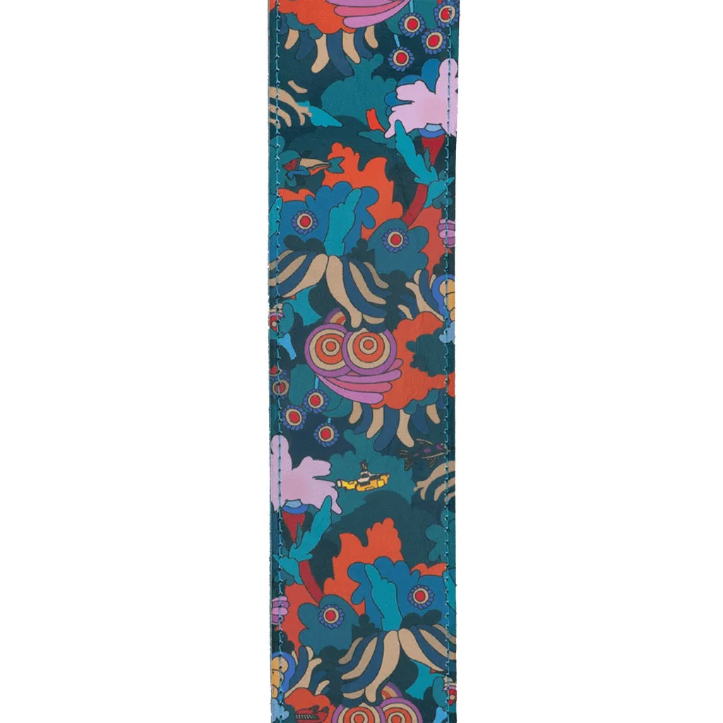 D'Addario Beatles Yellow Submarine 55th Anniversary Guitar Strap, Under The Sea