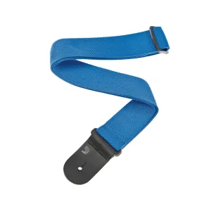 D'Addario PWS102 50mm Polypropylene Guitar Strap, Blue