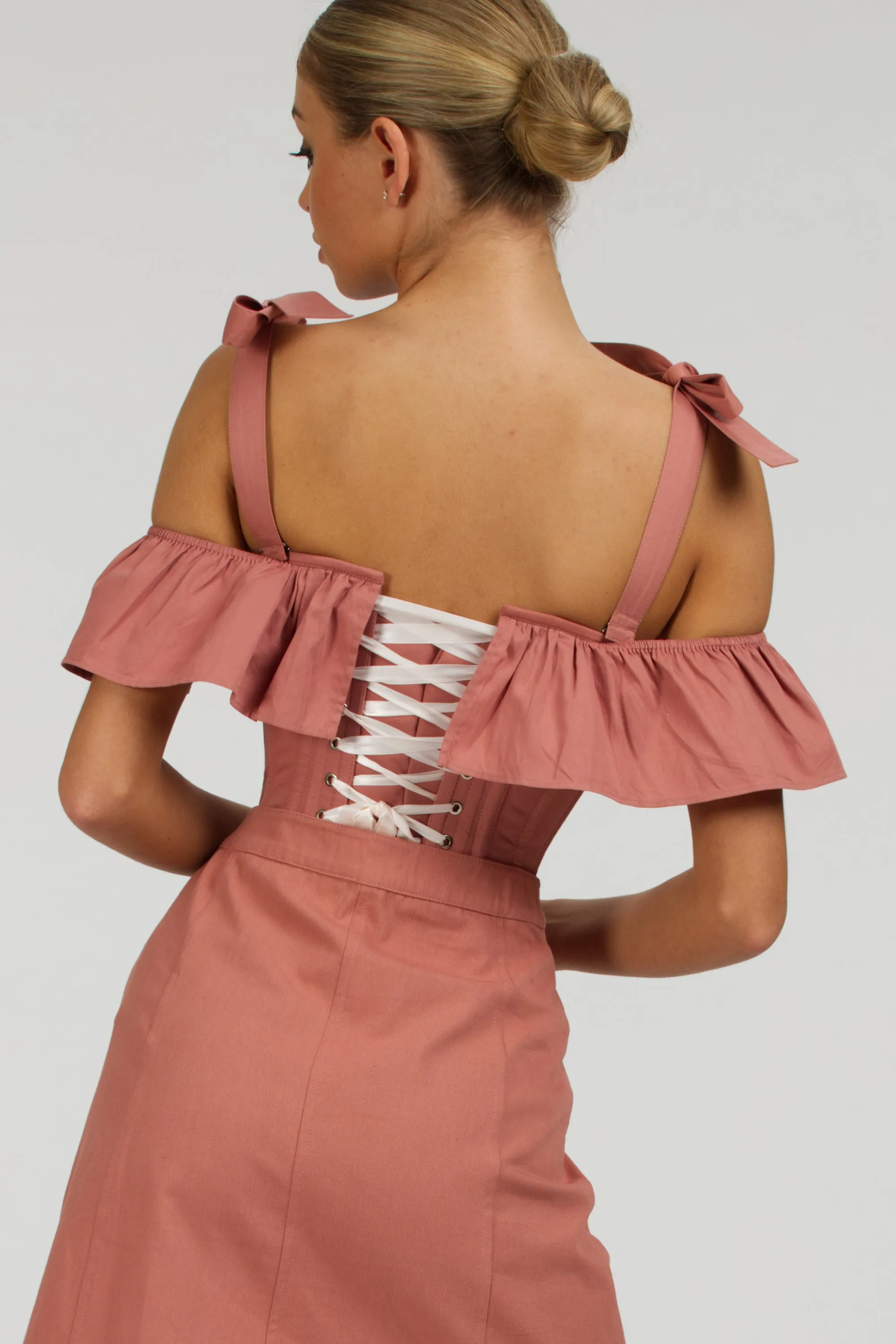 Dahlia Shoulder Strap Dusk Rose Cotton