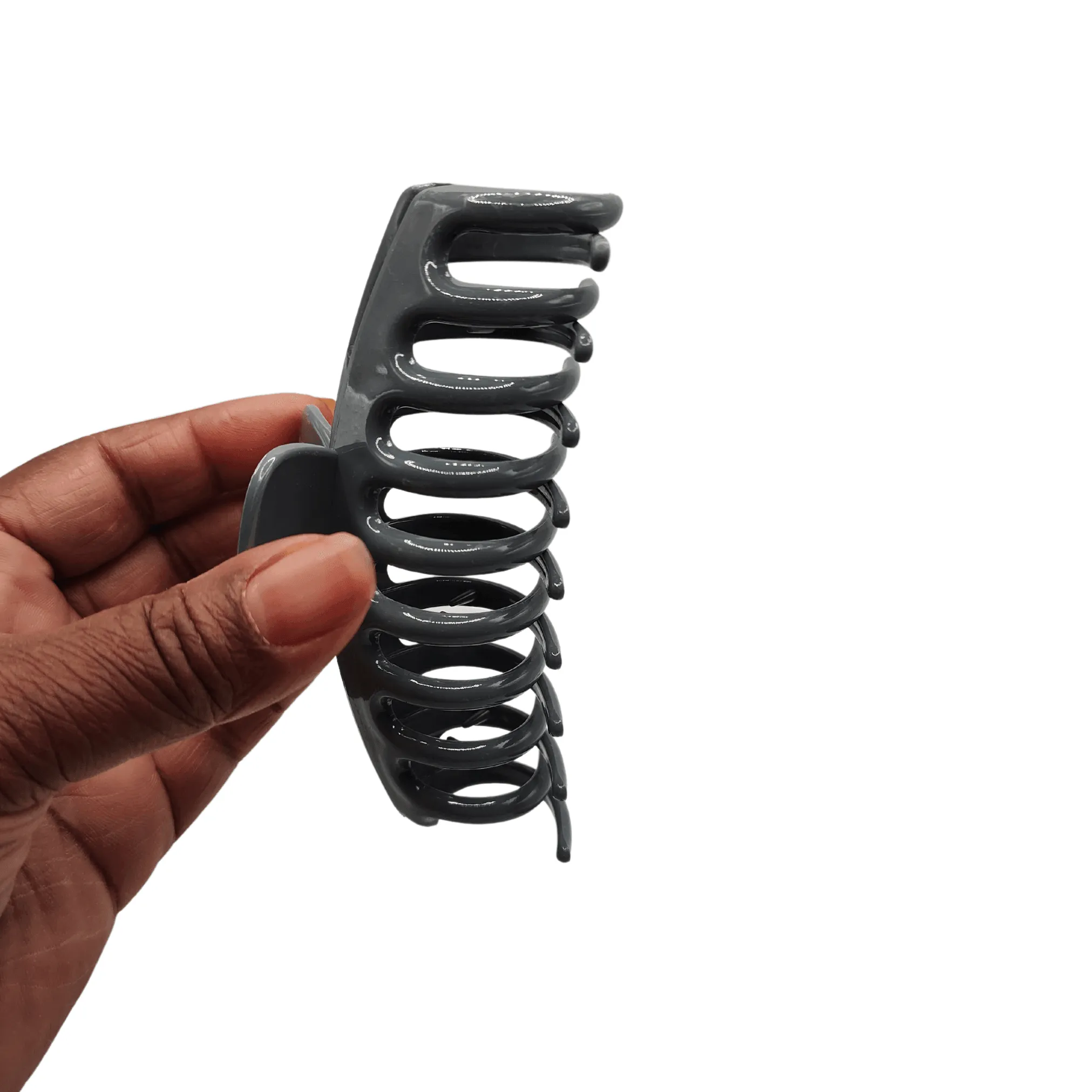 Dark Gray Hair Claw Clip