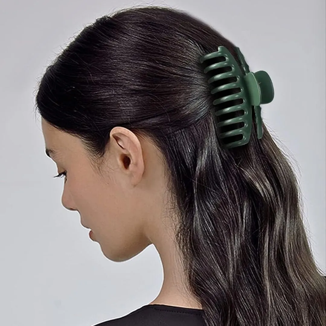 Dark Gray Hair Claw Clip