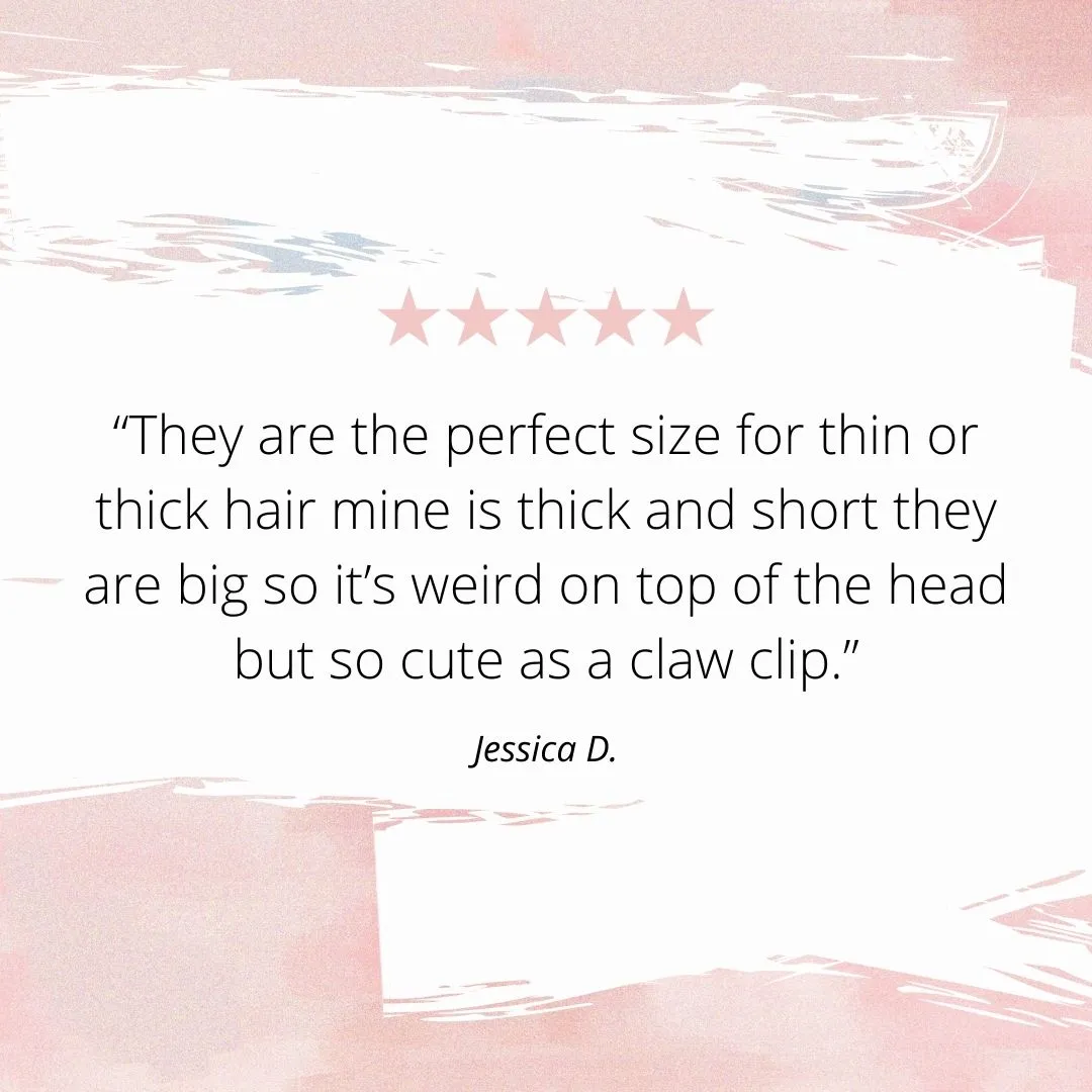 Dark Gray Hair Claw Clip
