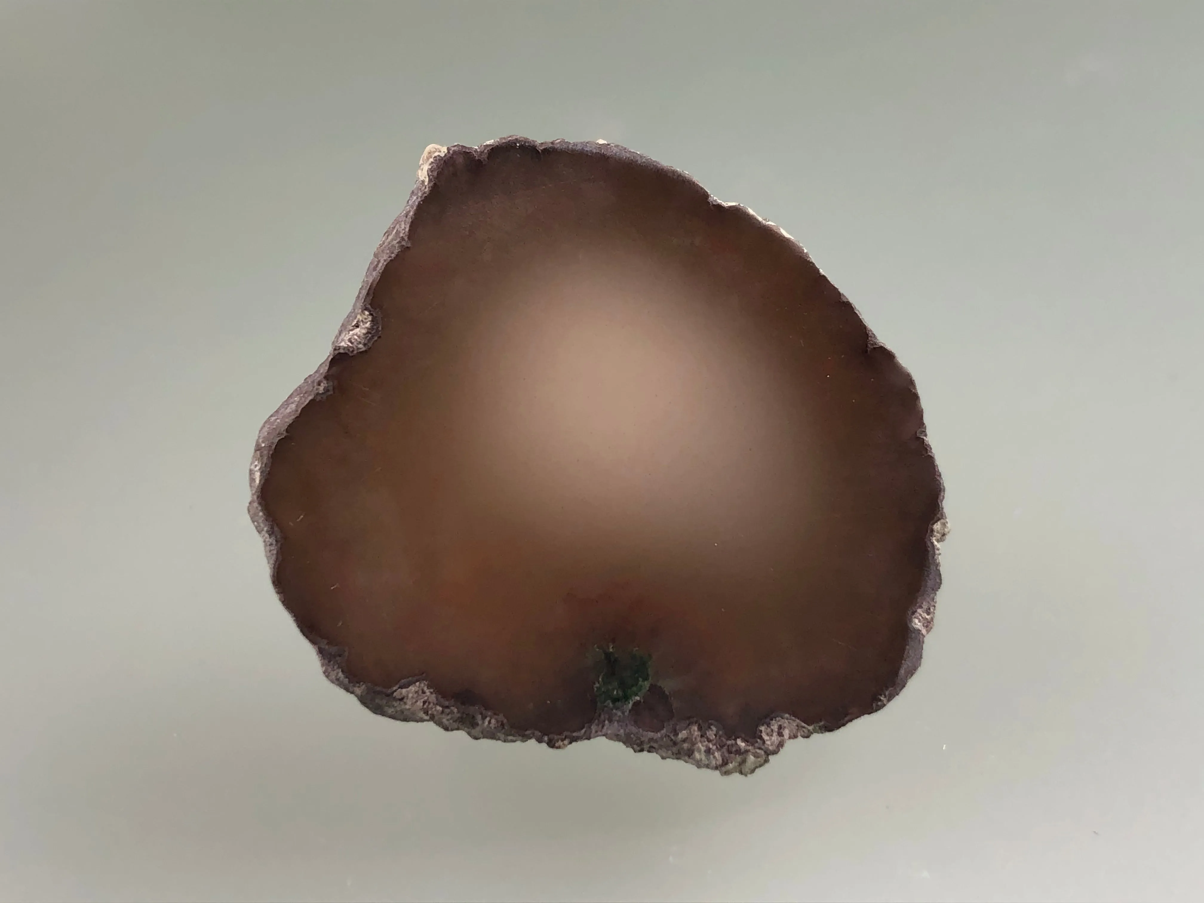Datolite, Lake Superior Copper District, Michigan, ex. Louis Lafayette Collection #775, Miniature, 1.5 x 3.0 x 3.5 cm, $25. Online July 20.