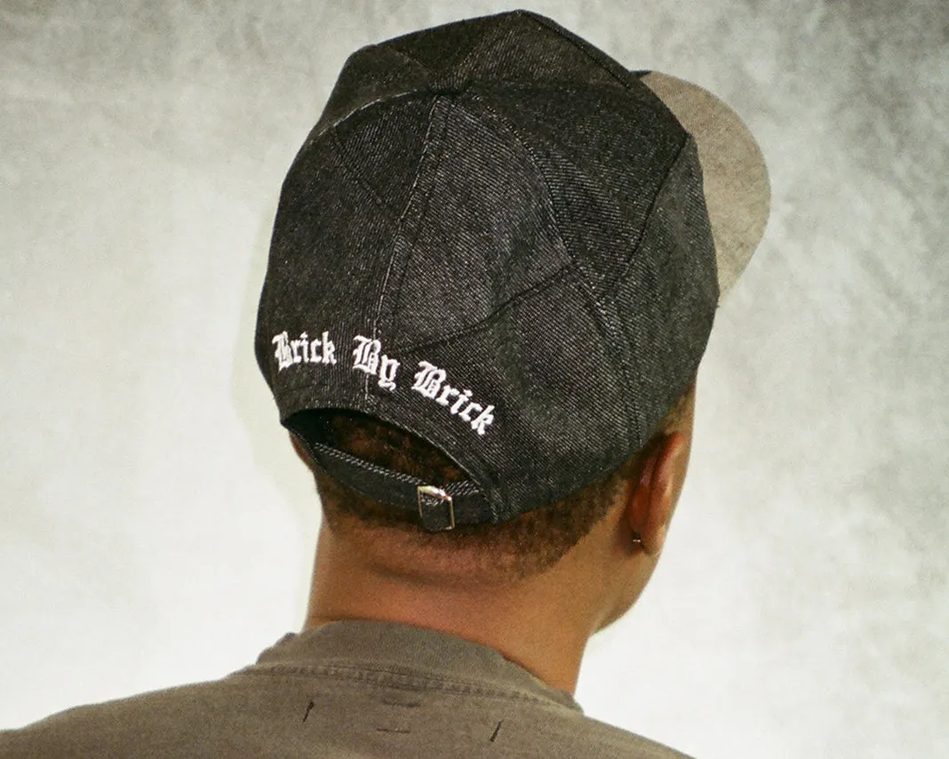 Denim "Brick by Brick" Hat
