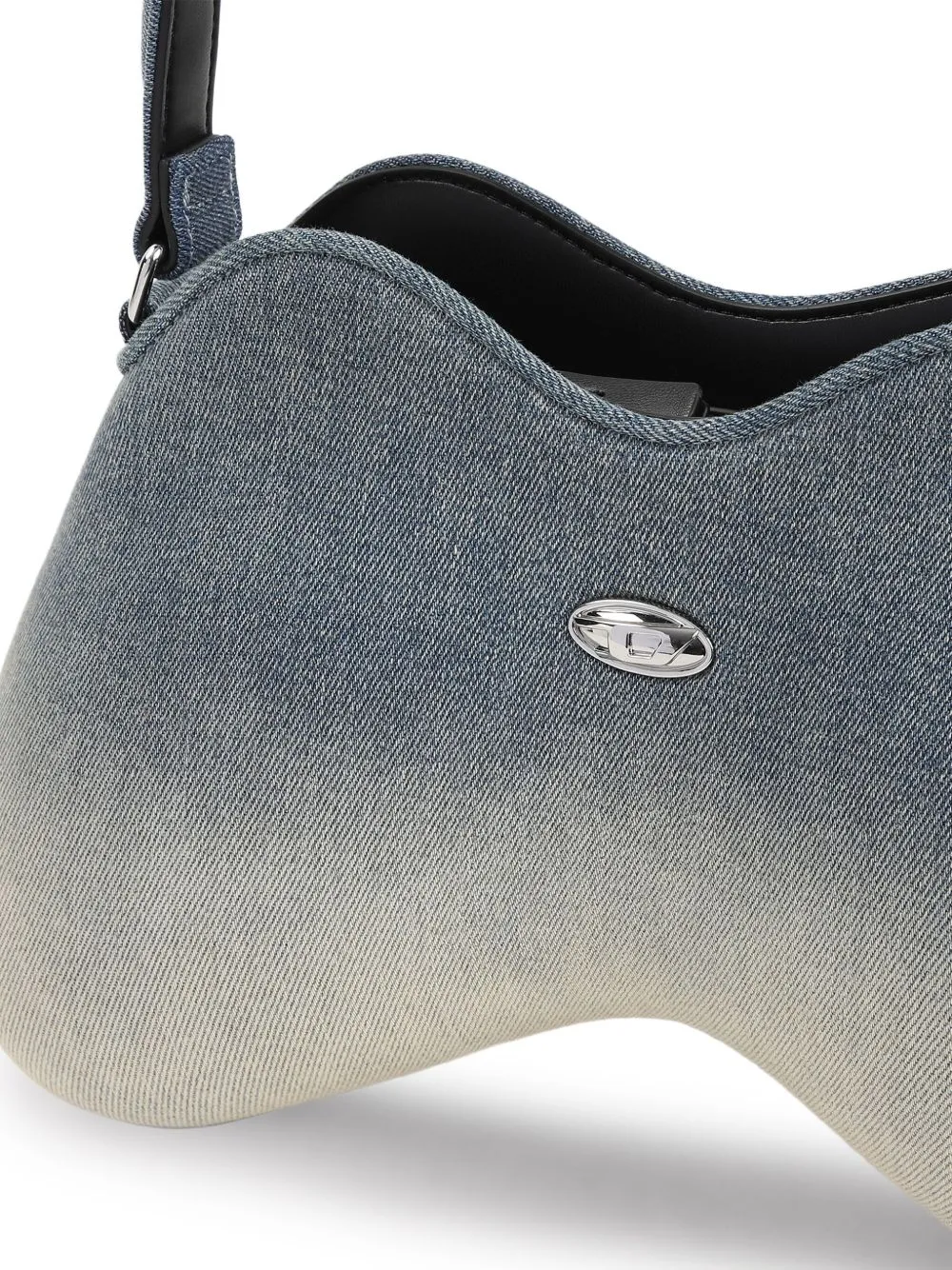 Double-d denim shoulder bag