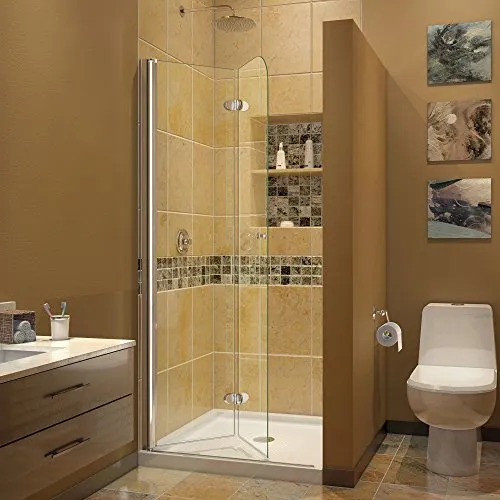 DreamLine SHDR-3634720-01 Shower Door, 33.5" W x 72" H, Chrome