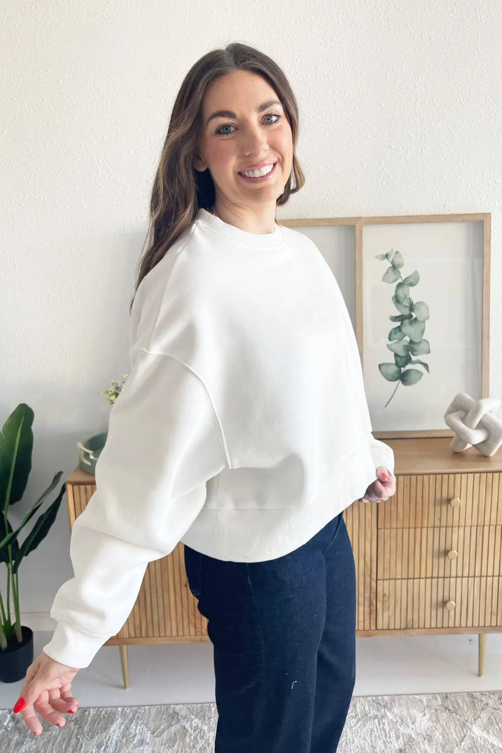 Dropped Shoulder Sweatshirt