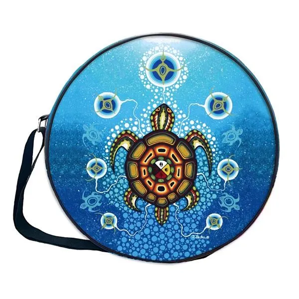 Drum Bag Medicine Turtle 17"