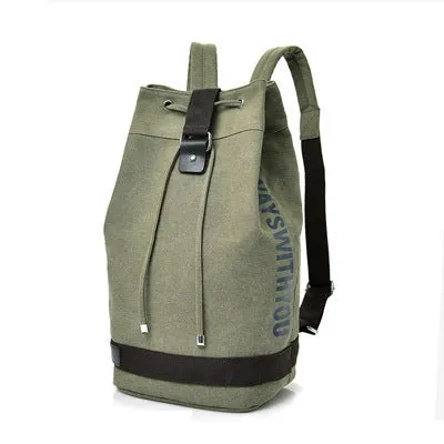 Durable Men's Fashion Canvas Computer Unisex Backpacks