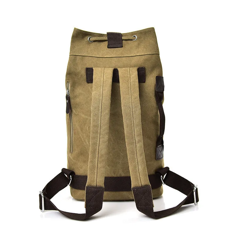 Durable Men's Fashion Canvas Computer Unisex Backpacks
