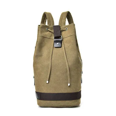 Durable Men's Fashion Canvas Computer Unisex Backpacks