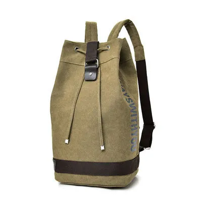 Durable Men's Fashion Canvas Computer Unisex Backpacks