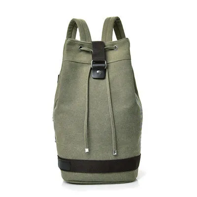 Durable Men's Fashion Canvas Computer Unisex Backpacks