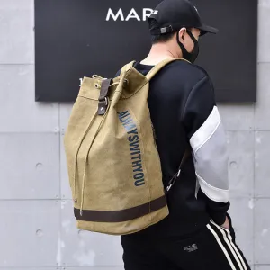 Durable Men's Fashion Canvas Computer Unisex Backpacks