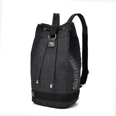 Durable Men's Fashion Canvas Computer Unisex Backpacks