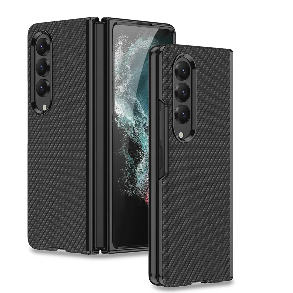 Electroplated Samsung Galaxy Z Fold4 5G Leather Case