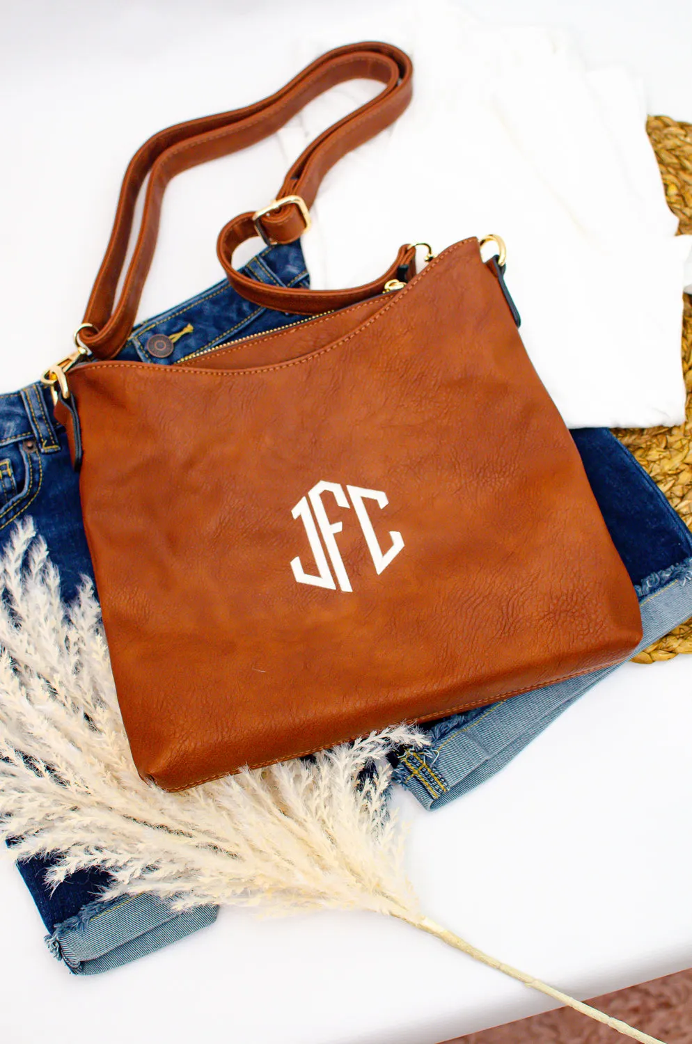 Elise Crossbody - Monogrammed Cross Body Purse