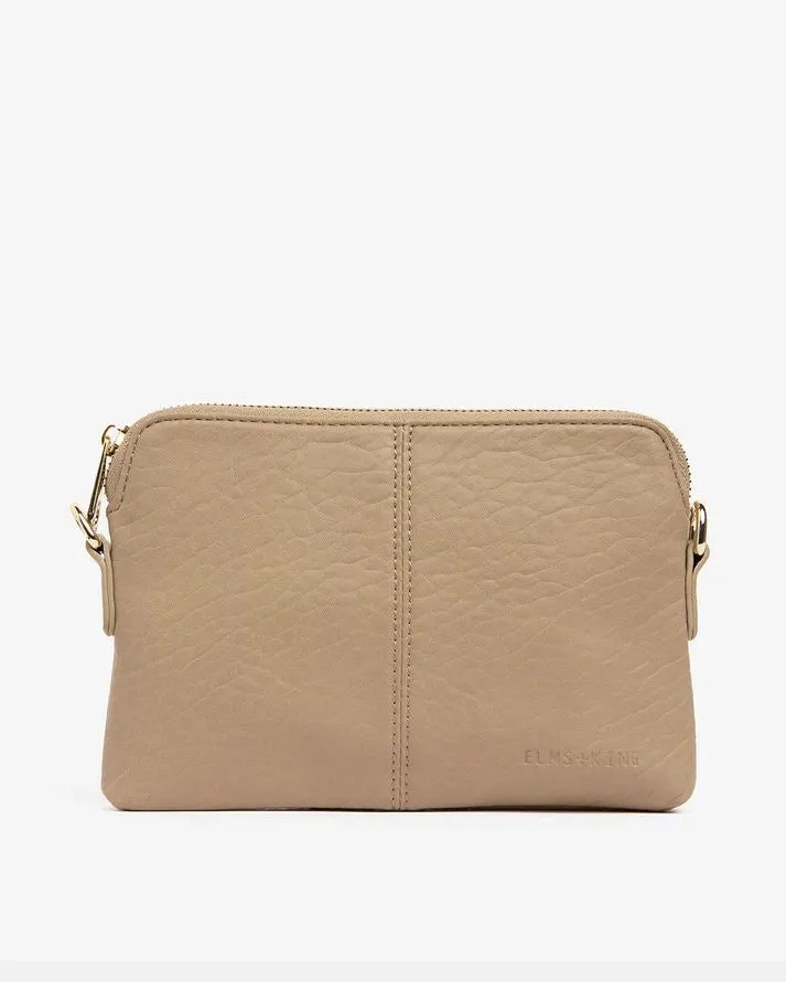 ELMS   KING Bowery Petite Wallet - Latte