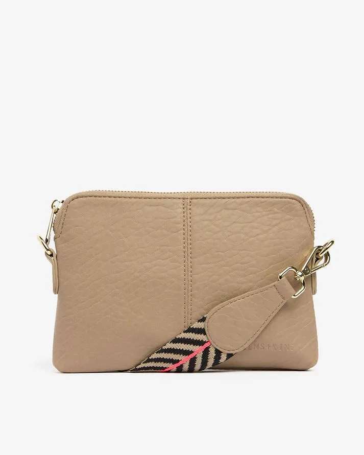 ELMS   KING Bowery Petite Wallet - Latte