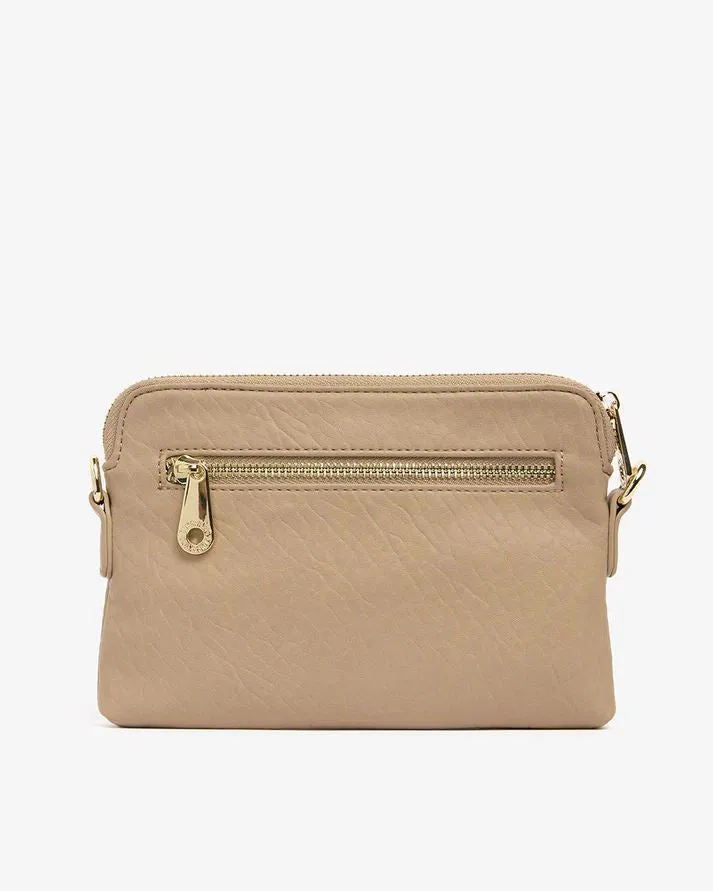 ELMS   KING Bowery Petite Wallet - Latte