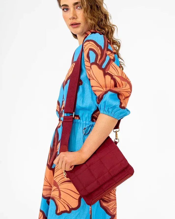 ELMS   KING Windsor Crossbody - Burgundy