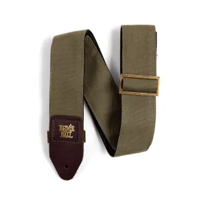Ernie Ball Canvas Guitar Strap, Olive